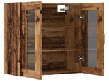 Hanging Wall Cabinet Old Wood 69.5x34x90 cm 857043