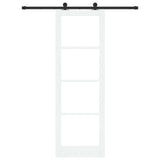 Sliding Door ORKDAL White and Black 78 x 232 cm 3331996