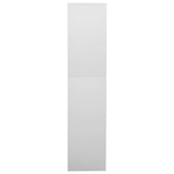 ZNTS Office Cabinet Light Grey 90x40x180 cm Steel 336414