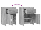Sideboard Grey Sonoma 40 x 36 x 80 cm Engineered Wood 8011088