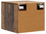 Wall-Mounted Bedside Cabinet Old Wood 33 x 34.5 x 40 cm 898141