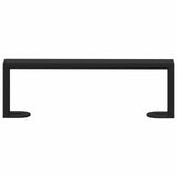 Furniture Feet 12 pcs Black 311 x 40.5 x 100 mm Iron 864807