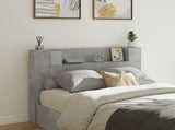 Headboard Concrete Grey Engineered Wood 3418672