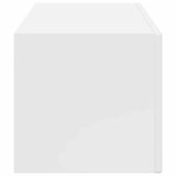 TV Wall Cabinet Gloss White 98 x 31 x 29.5 cm Engineered Wood 892237