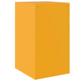 Bedside Cabinets 2 pcs Mustard Yellow 34.5x39x62 cm Steel 841782
