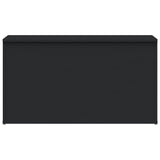 Storage Chest Black 84x42x46 cm Engineered Wood 803057