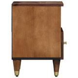 Bedside Cabinet Honey Brown 40 x 33 x 46 cm Solid Mango Wood 4018742