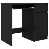 Desk Black Oak 86x49x76 cm Engineered Wood 861824