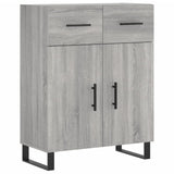 Highboard Grey Sonoma 69.5x34x180 cm Engineered Wood 3198175