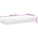 Pocket Spring Mattress Medium Plus 90x200 cm 372886