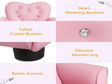 Kids Armchair Toddler Chair Seating Relax Playroom Seater Girl Princess Pink T3398P347631