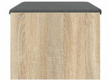 Hall Bench with Cushion Sonoma Oak 83 x 38 x 40 cm 891554