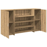 Reception Desk Artisan Oak 180x50x103.5 cm Engineered Wood 3324177