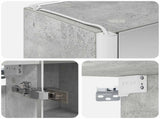 Bathroom Mirror Cabinet Concrete Grey 53.5 x 15.5 x 70 cm 889234