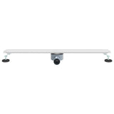 360&deg Shower Drain with Slim Model Silver 80 cm 42015988