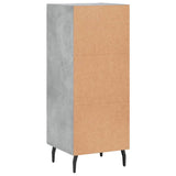 Sideboard Concrete Grey 34.5x34x90 cm Engineered Wood 828816