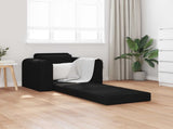 Folding Sofa Bed Black 98 x 71 x 83 cm Fabric 42030502