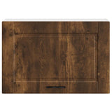 Kitchen Wall Cabinet Porto Smoked Oak Engineered Wood 854082