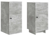 Cabinet Set 2 pcs Concrete Grey 34.5 x 33 x 90 cm 3416370
