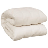 Weighted Blanket Light Cream 200x200 cm 13 kg Fabric 350761