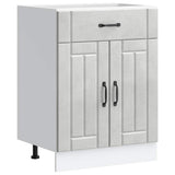 Kitchen Base Cabinet Lucca Concrete Grey Engineered Wood 853731