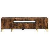 LED TV Cabinet Smoked Oak Engineered Wood 897130