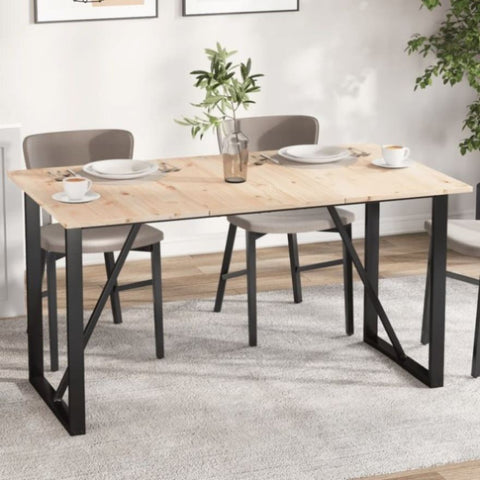 ZNTS Table Tops 3 pcs 80x47x1.7 cm Rectangular Solid Wood Pine 847419