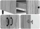 Sideboard Grey Sonoma 66 x 34.5 x 95 cm Engineered Wood 894901