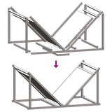 Firewood Rack White 70x43x34.5 cm Cold-rolled steel 864174