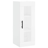 Highboard White 34.5x34x180 cm Engineered Wood 3199193