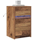 Bedside Cabinet Old Wood 38 x 34 x 61 cm Engineered wood 868930