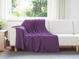Throw Blankets 6 pcs Purple 170 x 130 cm 1.86 kg Fleece 42017077