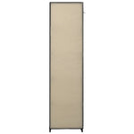 Folding Wardrobe Cream 110x45x175 cm Fabric 282422