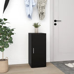 ZNTS Shoe Cabinet Black 32x35x70 cm Engineered Wood 808956