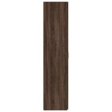 Highboard Brown Oak 45x42.5x185 cm Engineered Wood 3281412