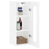 Wall Mounted Cabinet White 34.5x34x90 cm 828924
