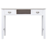 Writing Desk White 110x45x76 cm Wood 284155