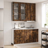 Kitchen Unit KALMAR 4 pcs Smoked Oak Engineered Wood 3438310