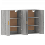 Wall Mounted Cabinets 2 pcs Grey Sonoma Engineered Wood 3197879