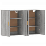 Wall Mounted Cabinets 2 pcs Grey Sonoma Engineered Wood 3197879