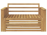 Outdoor Sofa Solid Acacia Wood White 3439131