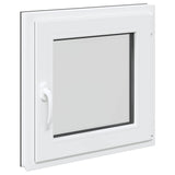 Basement Window RISOR 50 x 50 cm PVC and Glass Anthracite 42047308