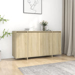 ZNTS Sideboard Sonoma Oak 135x41x75 cm Engineered Wood 809596