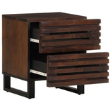 Bedside Cabinets 2 pcs 40x34x46 cm Solid Wood Mango 377431
