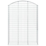 Arched Gabion Basket 150x50x200/220 cm Galvanised Iron 153460