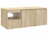 Bathroom Furniture Set 2 pcs Sonoma Oak Engineered Wood 3404116