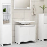 ZNTS Bathroom Cabinet High Gloss White 60x33x61 cm Engineered Wood 802648