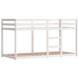 Bunk Bed without Mattress Blue 90x200 cm Solid Wood Pine 3283932