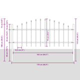 Garden Fence Woerden White 42003916