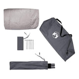 Beach Tent 2-Person Grey Waterproof 4009580